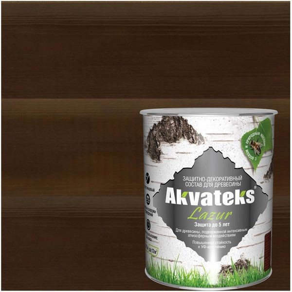 Антисептик Akvateks полуглянцевый палисандр 0.75 л