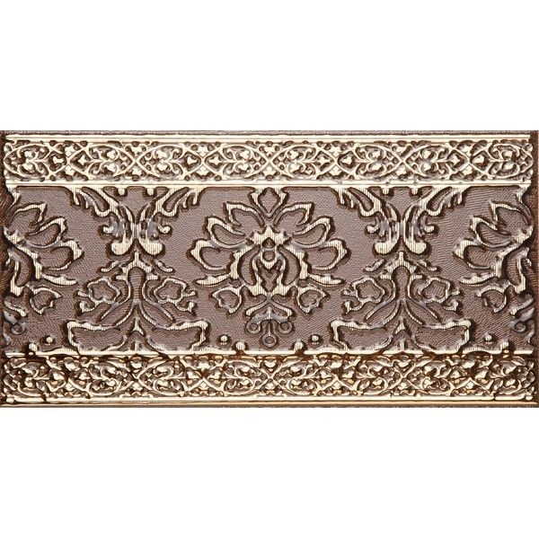 Бордюр «Катар» 13x25 см цвет коричневый