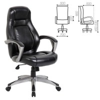 Кресло офисное Brabix Premium Turbo Ex-569, экокожа, спортивный дизайн, черное, 531014