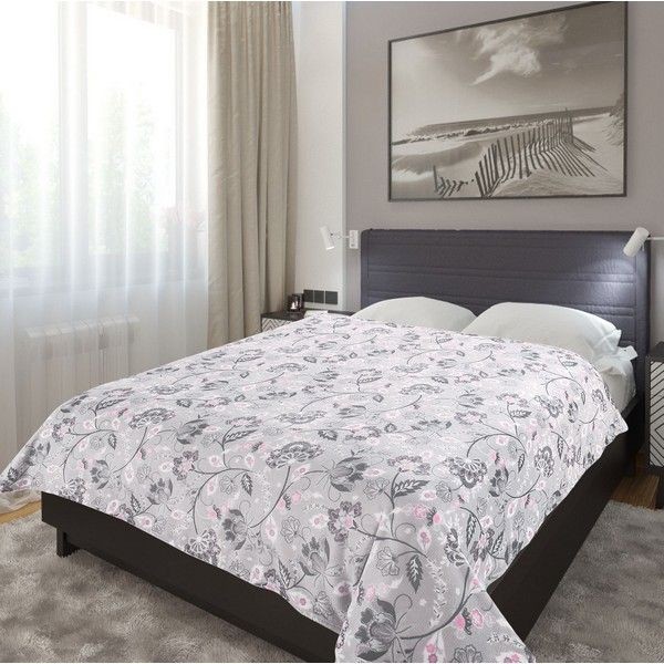Плед TexRepublic Absolute flannel Цветы 150х200 см, фланель