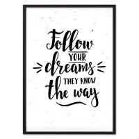 Постер Дом Корлеоне Follow your dreams… 07-0553-30х40, 30х40 см