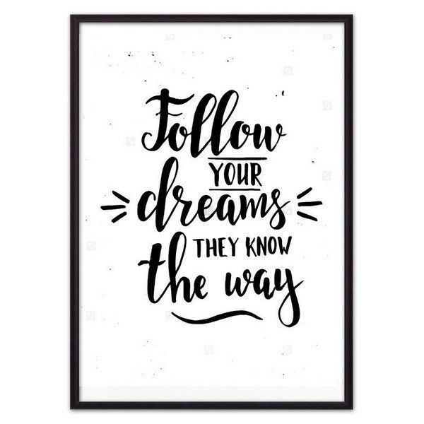 Постер Дом Корлеоне Follow your dreams… 07-0553-30х40, 30х40 см