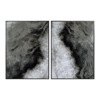 Комплект картин ArtWork Stone Abstraction Grey Abstraction, 56х76 см, 2 шт