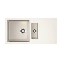 Кухонная мойка OMOIKIRI Sakaime 86-2-WH 86х46,5см искусственный гранит/белый