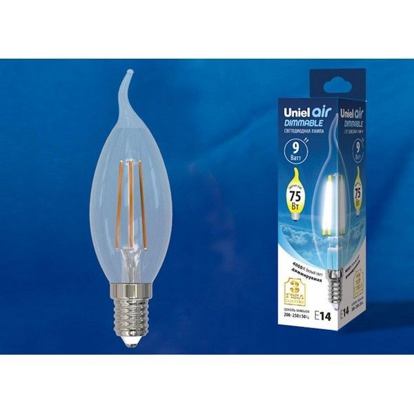 Светодиодная лампочка Uniel LED-CW35-9W AIR DIMMABLE UL-00005190