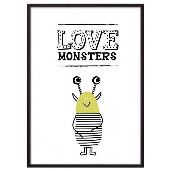 Постер Дом Корлеоне Монстр "34;Love monsters "34; 07-0641-40х60, 40х60 см