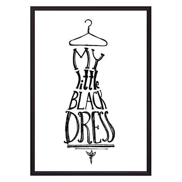 Постер Дом Корлеоне Little Black Dress 07-0088-40х60, 40х60 см