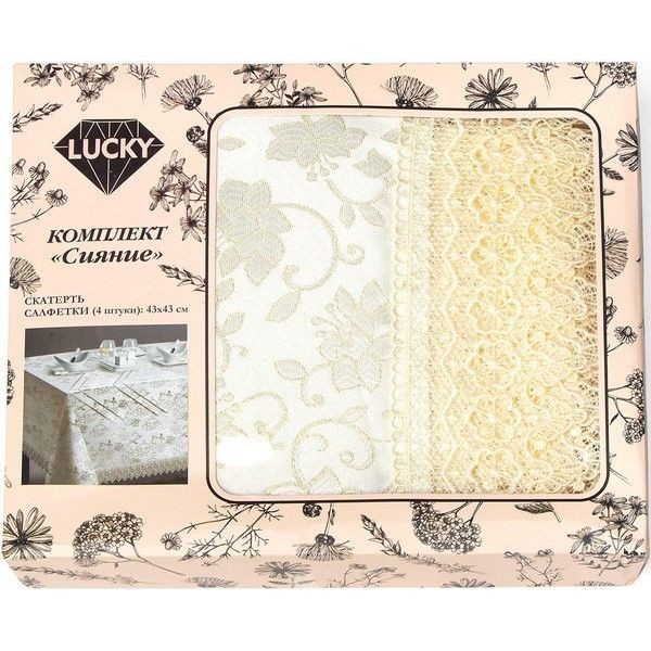 Скатерть Lucky Сияние E020166, 140х180 см