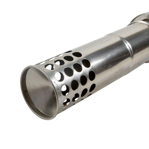 Дымоход для котла BR-K24 75/100 мм 1 м нержавеющая сталь
