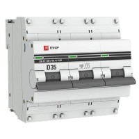 Выключатель автоматический EKF PROxima mcb47100-3-35D-pro 3Р 230В 35А