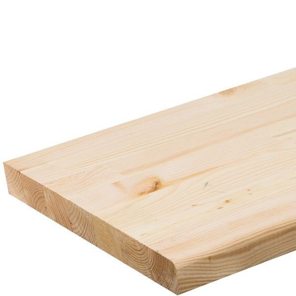 Ступень 40x300x1200 мм сосна сорт AB цельноламельная