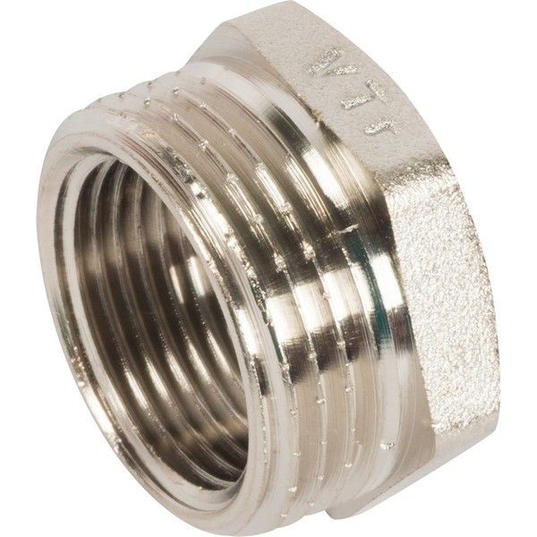 Футорка Valtec, наружная-внутренняя резьба, 1 "34;х3/4 "34;, никелированная латунь