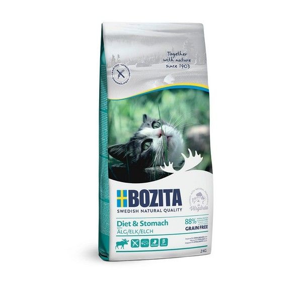 Сухой корм для кошек с чувствительным пищеварением BOZITA Sensitive Diet&Stomach Grain Free беззерновой Курица 2 кг