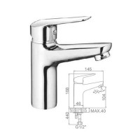 Смеситель для раковины Ledeme L1051