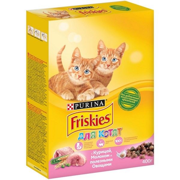 Сухой корм для кошек Friskies® курица, 400 г