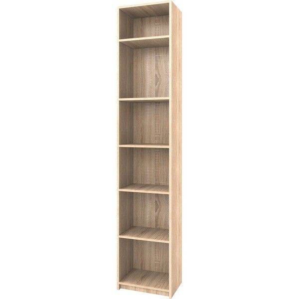 Стеллаж Кабуки 40x201x28 см, ЛДСП, цвет дуб сонома