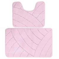 Комплект ковриков для ванной Banyolin Classic 50Х80/50Х40см 11мм (Нежно-Розовый) 1/25