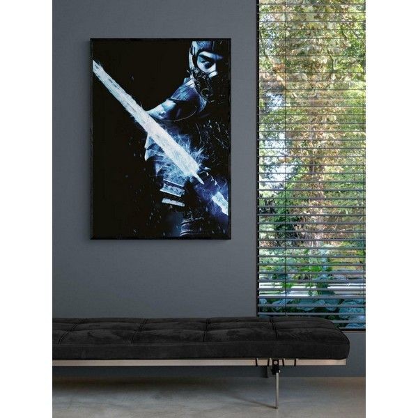 Плакат "34;Просто Постер "34; Mortal Kombat - Саб-Зиро 90x120 в подарочном тубусе 416447353771