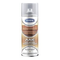 Лак аэрозольный Vixen для дерева прозрачный 500 мл