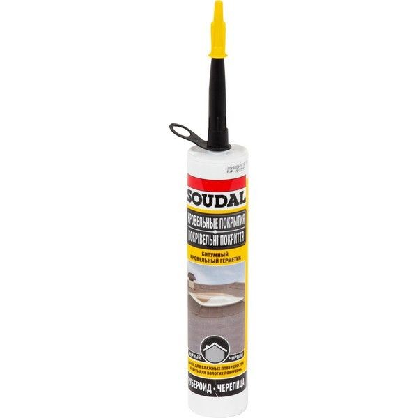 Герметик кровельный битумный Soudal 280 мл