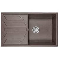 Кухонная мойка GRANULA кварцевая,оборачиваемая GR-8601 860*500 мм эспрессо.