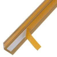 Уголок QuickStick 20x20x1x2000 мм, алюминий, цвет золото