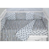 Комплект постельного белья AmaroBaby Baby Boom Радуга в кроватку, бязь 3 предмета