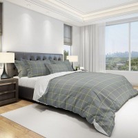 Комплект постельного белья евро Amore Mio Grillage GY 14042, бязь