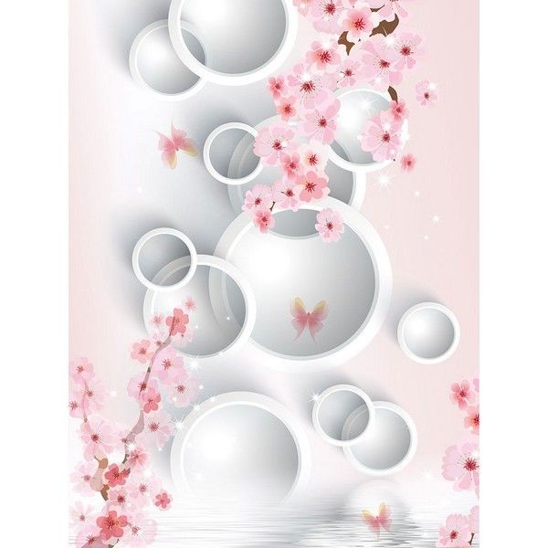 Фотообои Fotooboikin Круги 3D fot-02 200х270 см