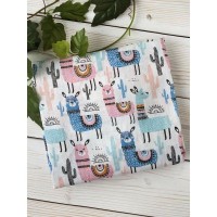 Простыня AmaroBaby Ламы 125х75 см, бязь