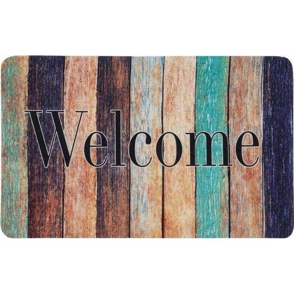 Коврик «Welcome» в полоску 50x80 см, полиэстер