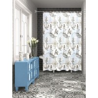 Шторка для ванной комнаты Bath Plus Navigation 4 CH16100-0, 180х180 см