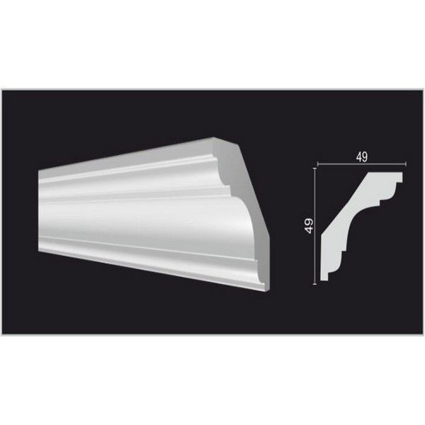 Молдинг потолочный Decor-Dizayn DD05 50х2000 мм дюропласт