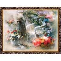 Картина на холсте Русская Коллекция Идиллическое место ХВ-х42, 68х88 см