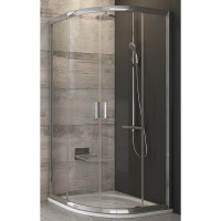 Душевой уголок Ravak Blix BLCP4-90 см блестящий профиль, прозрачное стекло 3B270C00Z1