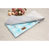 Плед детский AmaroBaby Растём вместе Небо в звездах 95х85 см, бязь