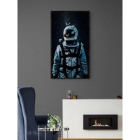 Плакат "34;Просто Постер "34; Астронавт 60x90 в раме 501946222971