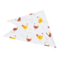Сервировочная салфетка Guten Morgen Курочки, 40х40 см