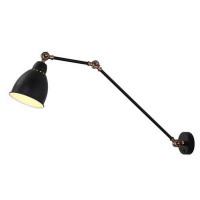 Настенный светильник Arte Lamp Braccio A2055AP-1BK E27 1 лампа цвет чёрный