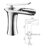 Смеситель для раковины Ledeme L1055-23