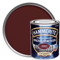 Краска гладкая Hammerite цвет вишнёвый 0.75 л