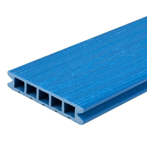 Террасная доска ДПК MultiDeck цвет лазурь 3000х150х27 мм 0.45 м²