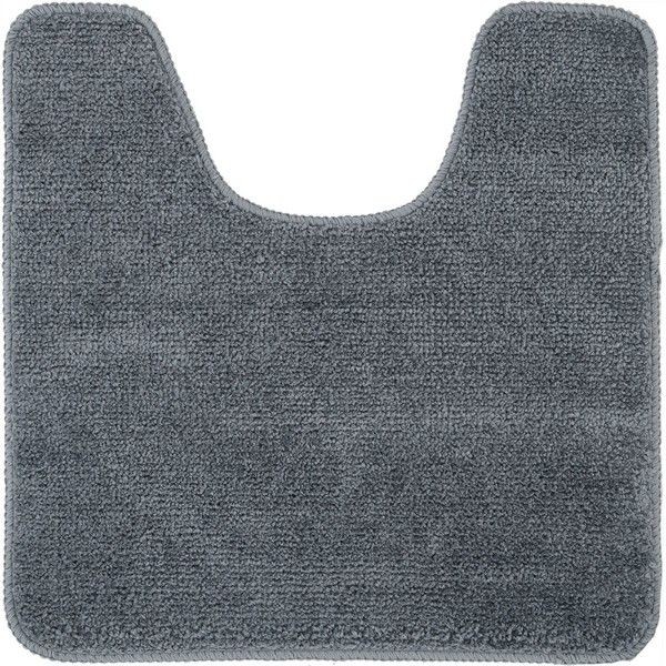 Коврик для туалета Swensa Presto 50x50 см цвет графитовый
