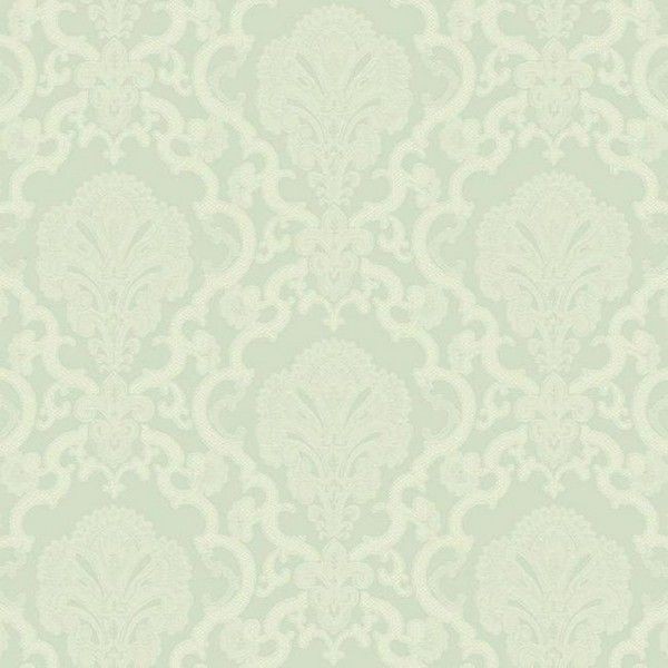 Обои бумажные York Wallcoverings Williamsburg зеленые WM2565 0.68 м
