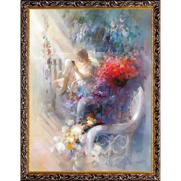 Картина на холсте Русская Коллекция Утренняя тишина ХВ-х86, 68х88 см