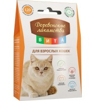 Деревенские лакомства Вита для взрослых кошек 60гр