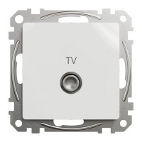 Розетка телевизионная оконечная встраиваемая Schneider Electric Sedna Design, цвет белый