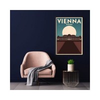Постер в раме ПростоПостер Вена 299517515288, 60х90 см
