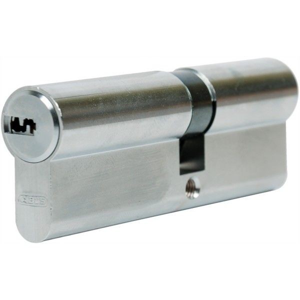 Цилиндр Abus D6N, 40x50 мм, ключ/ключ, цвет никель