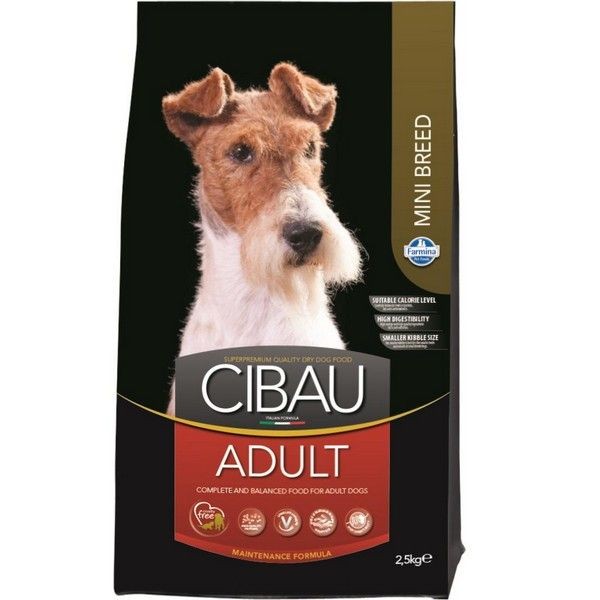 Сухой корм для собак мини пород FARMINA Cibau Adult Mini Курица 2.5 кг